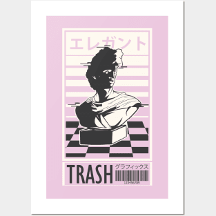 Vaporwave Trash Posters and Art